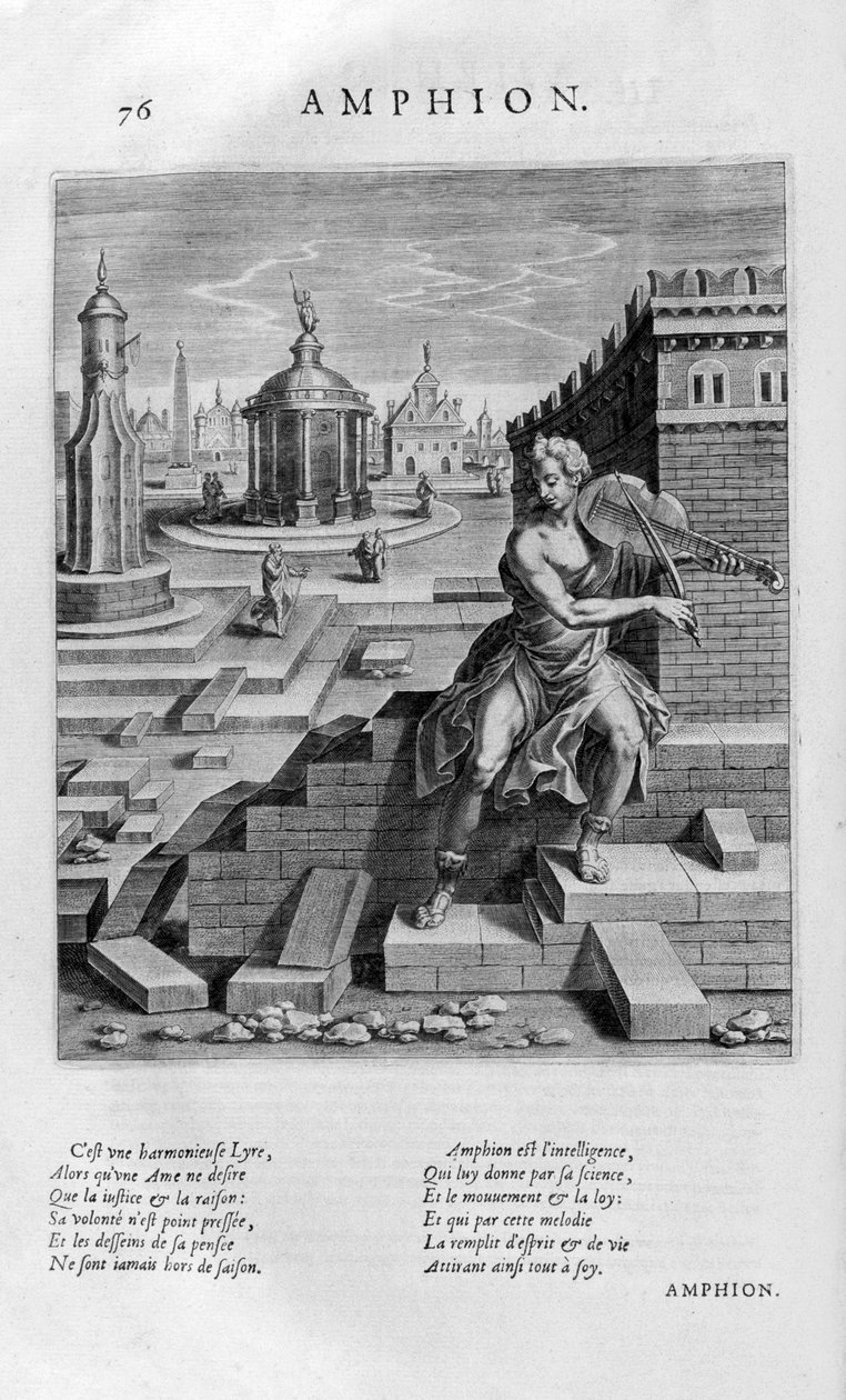Amphion, 1615 alkotó: Leonard Gaultier