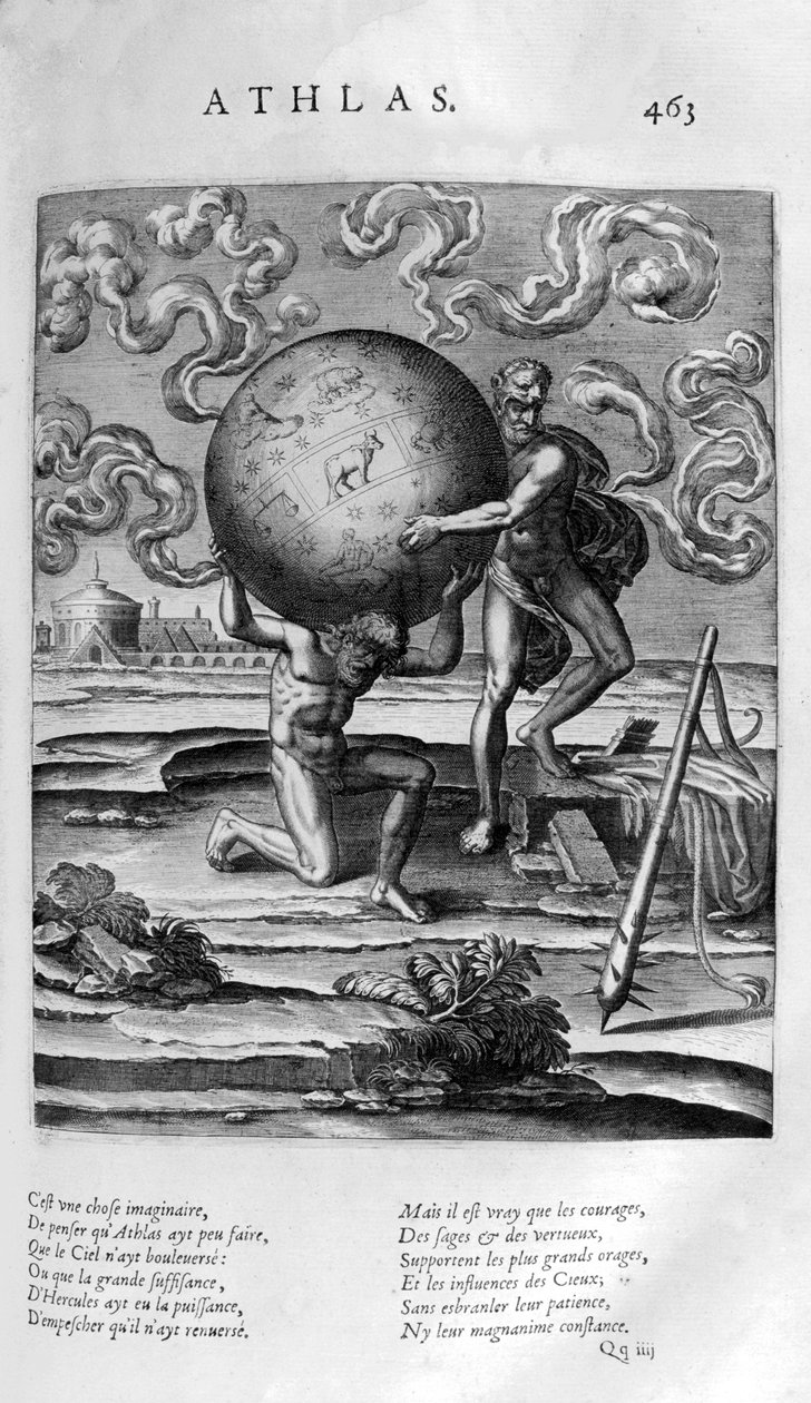 Atlasz, 1615 alkotó: Leonard Gaultier