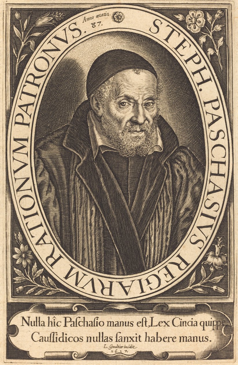 Etienne Pasquier alkotó: Leonard Gaultier