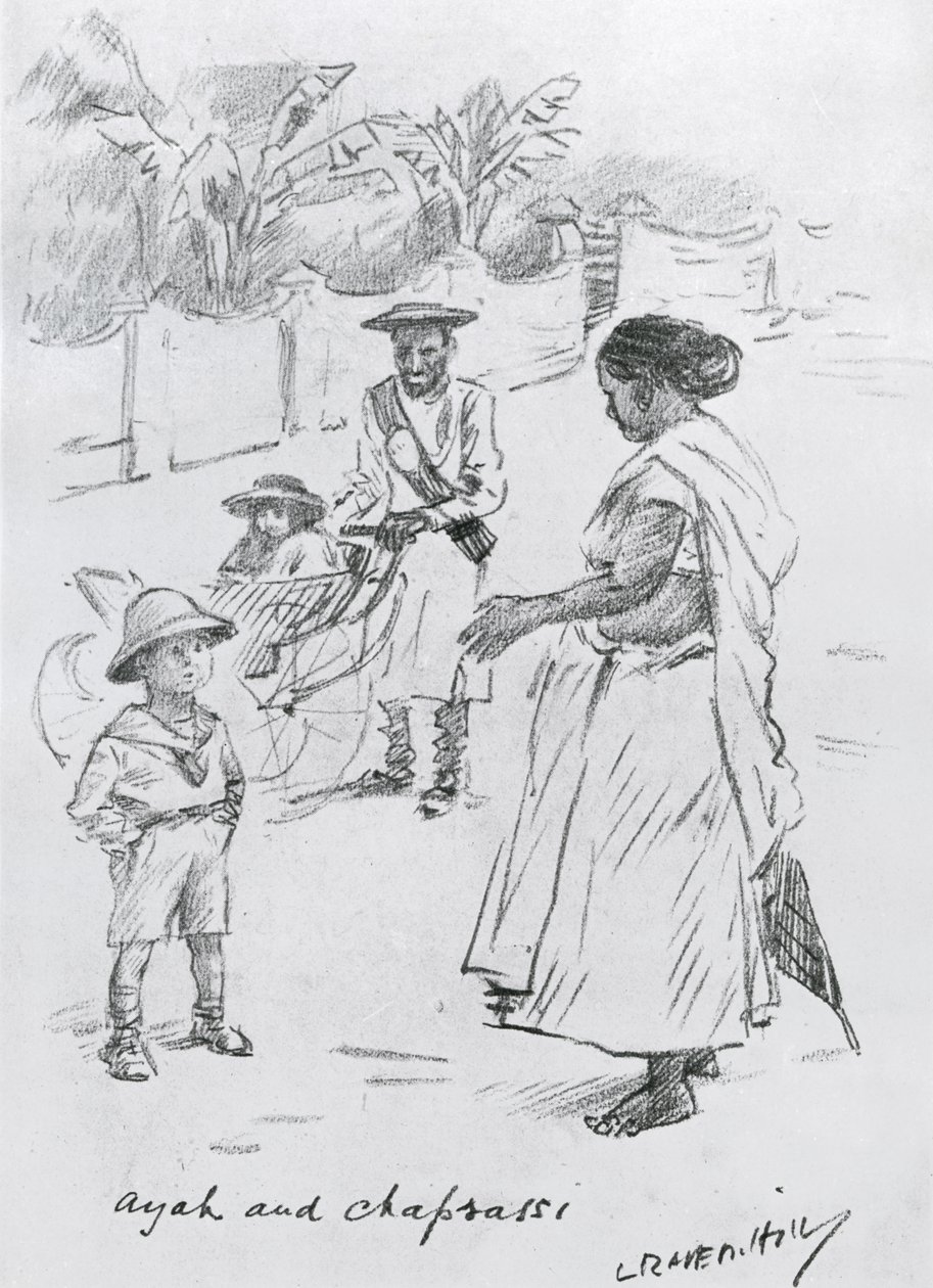 Ayah és Peon alkotó: Leonard Raven Hill