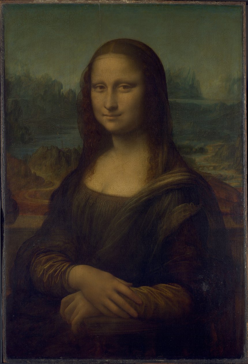 A Mona Lisa (vagy La Joconde, La Gioconda). alkotó: Leonardo da Vinci