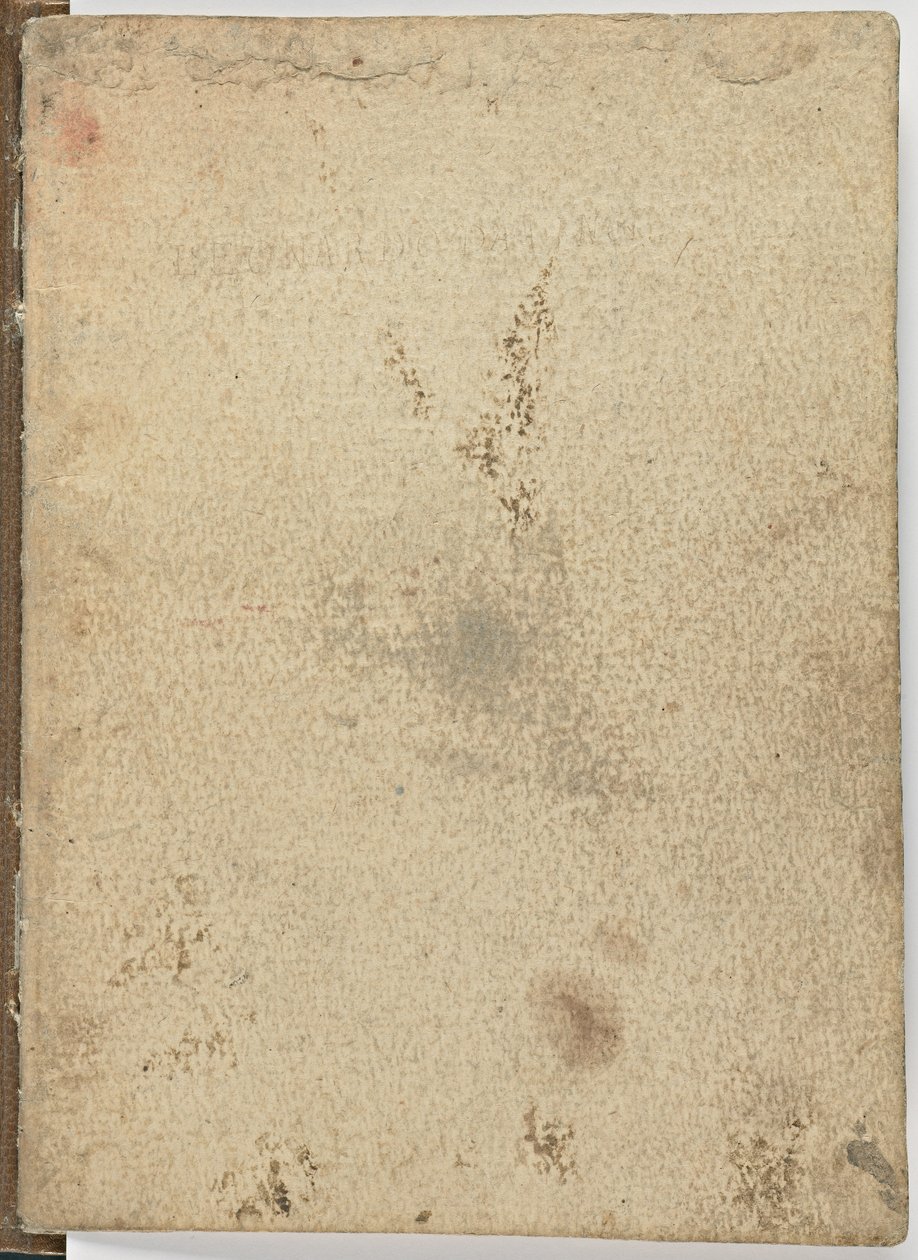Kód a madarak repüléséről, c. 1505-06, papír kézirat, cc. 18, I. borító alkotó: Leonardo da Vinci