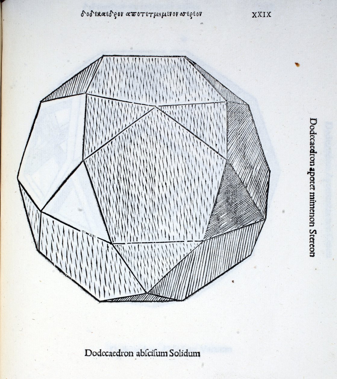 Levágott dodekaéder, Luca Pacioli (kb. 1445-1517) „Isteni arány” illusztrációja, eredetileg pub. Velence, 1509 alkotó: Leonardo da Vinci