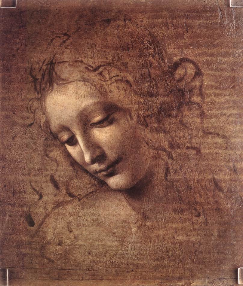 Női fej (La Scapigliata) alkotó: Leonardo da Vinci