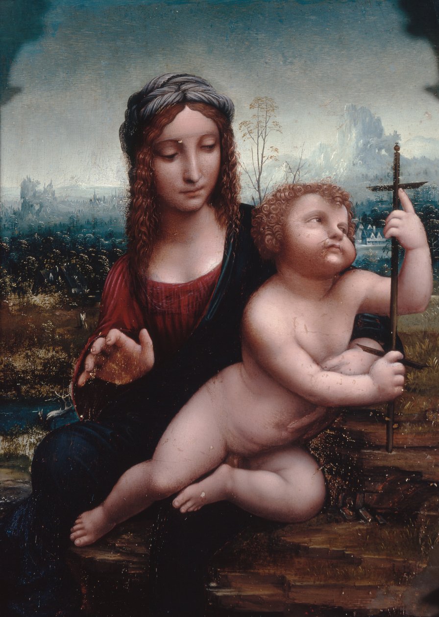 Az orsó szűzanyja alkotó: Leonardo da Vinci