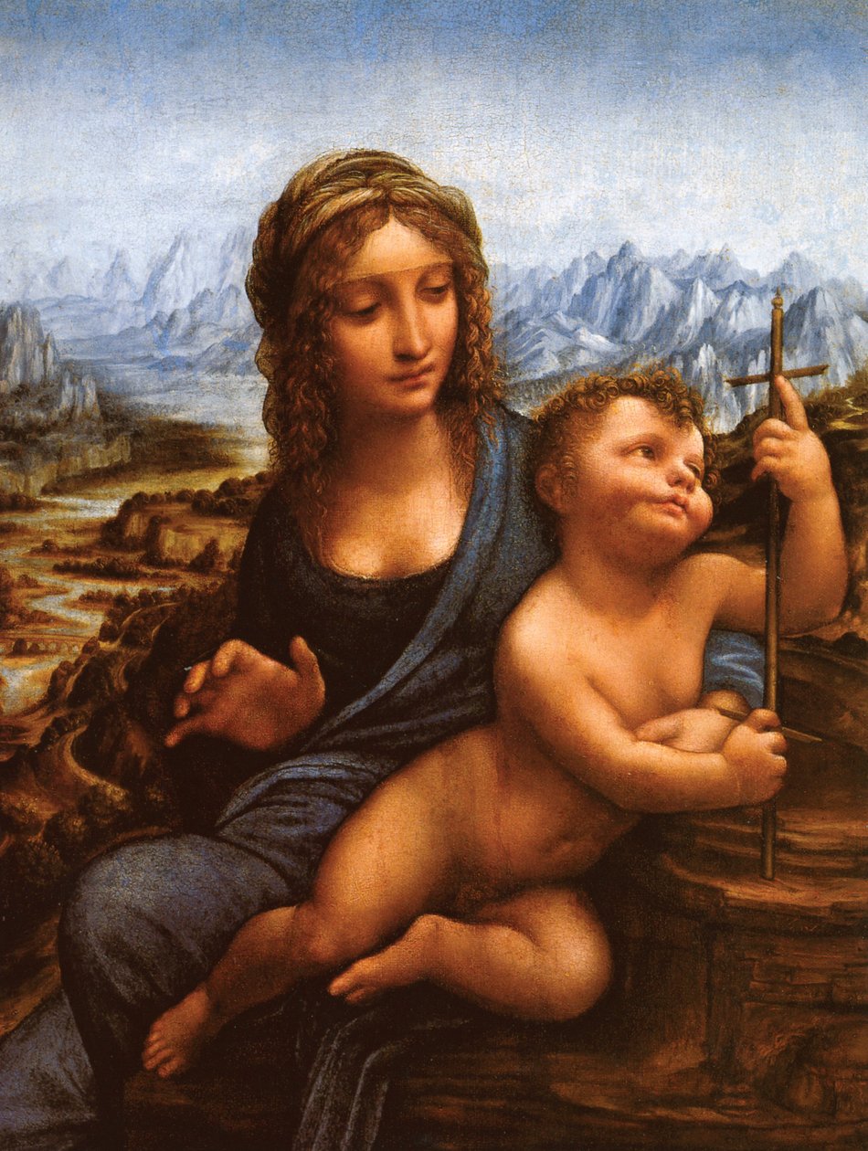 A Yarnwinder Madonna alkotó: Leonardo da Vinci