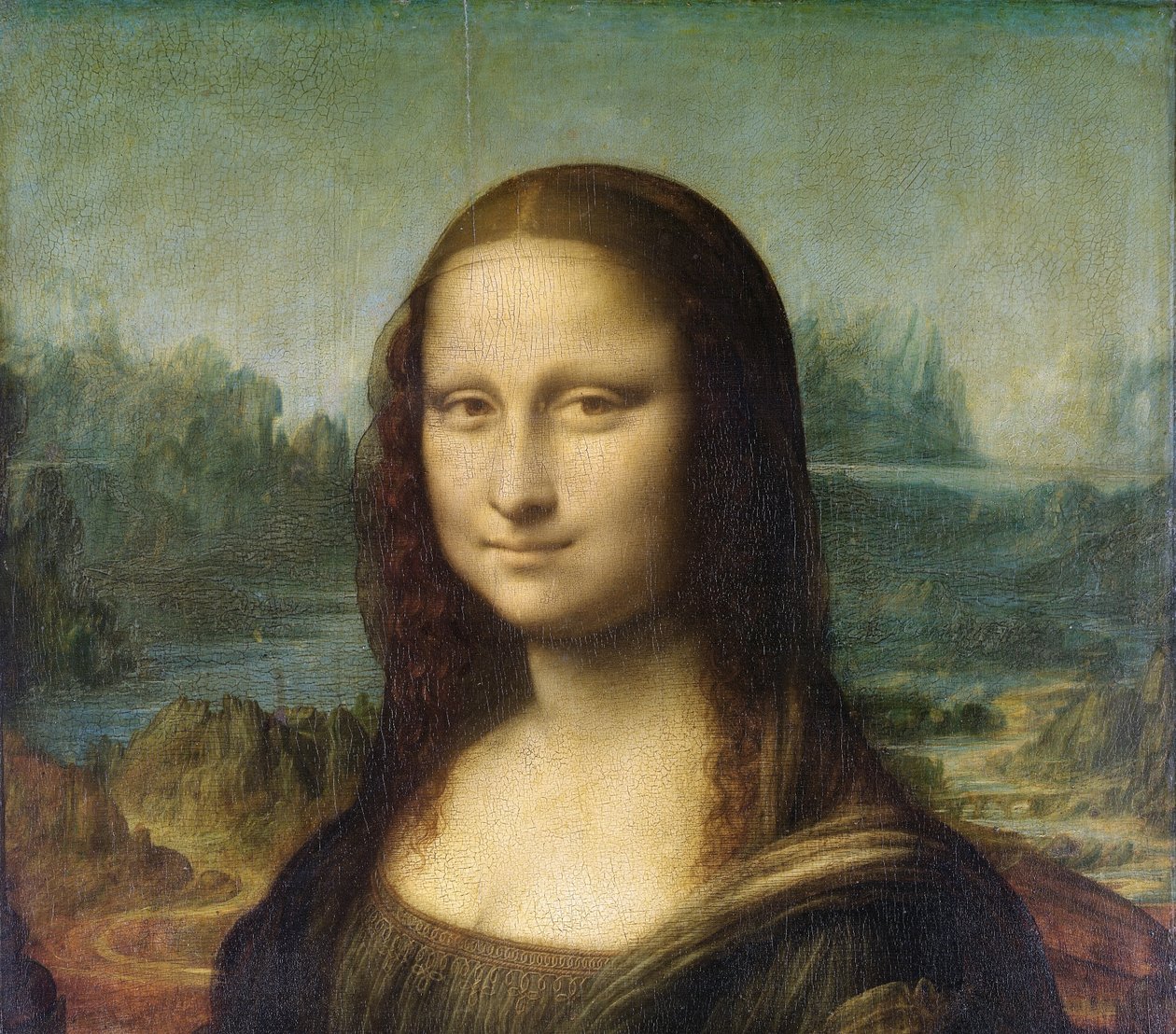 Mona Lisa, 1503-1506 körül (3179. részlet) alkotó: Leonardo da Vinci
