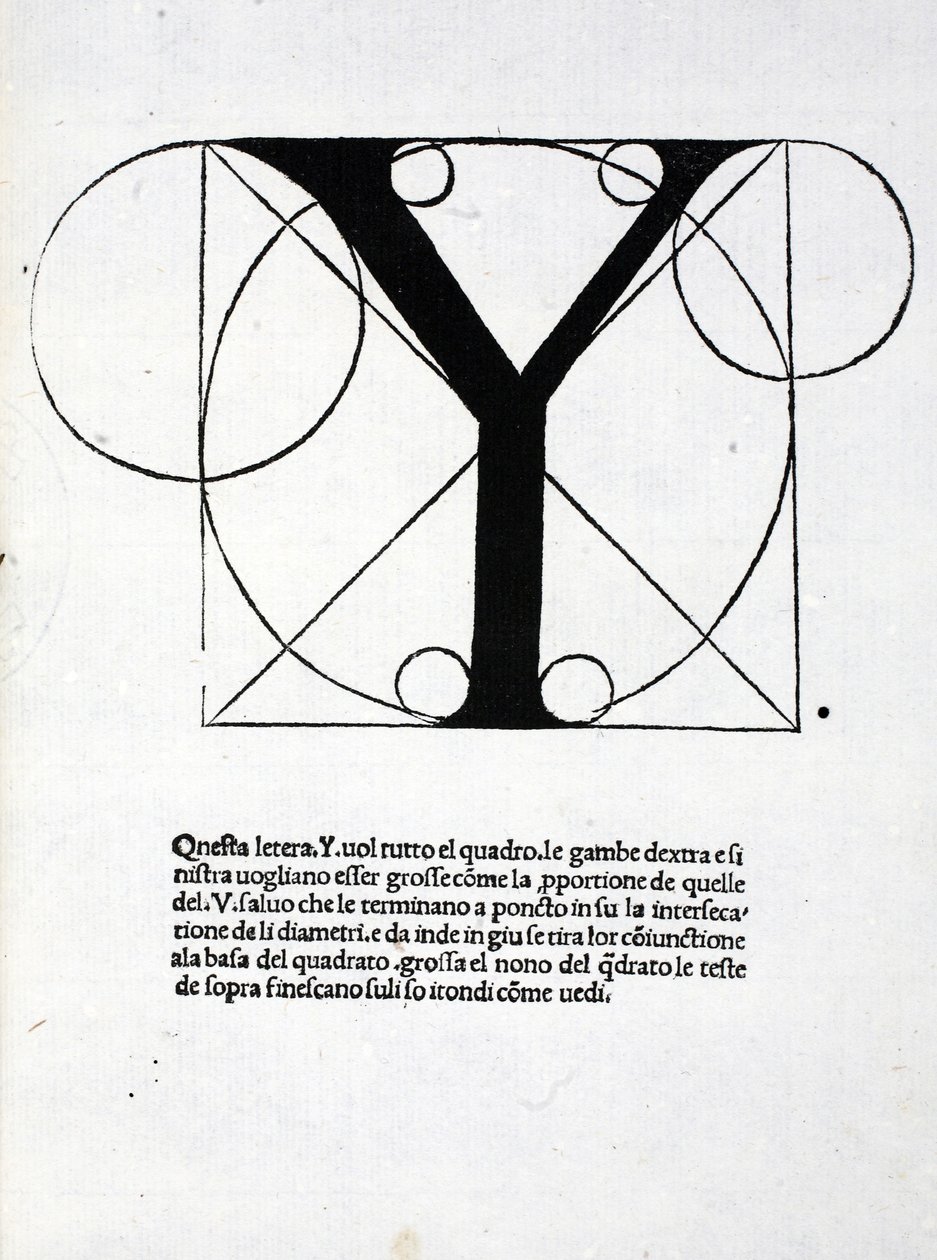 Y, Luca Pacioli (c.1445-1517) „Divina Proportione” illusztrációja, eredetileg pub. Velence, 1509 alkotó: Leonardo da Vinci