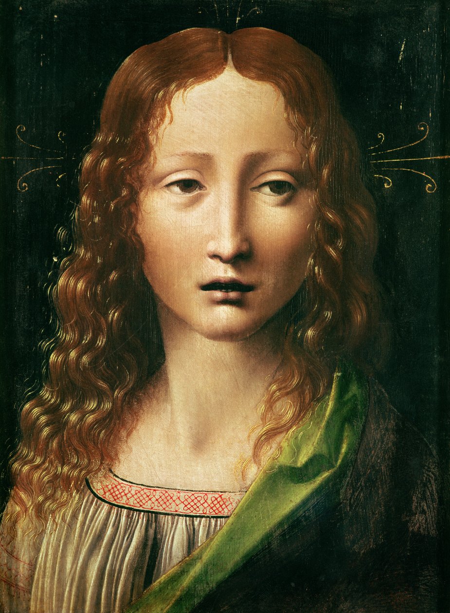 A Megváltó feje alkotó: Leonardo da Vinci