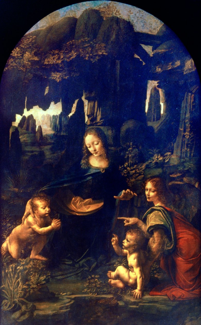 Sziklák Madonnája, 1482-1486 alkotó: Leonardo da Vinci