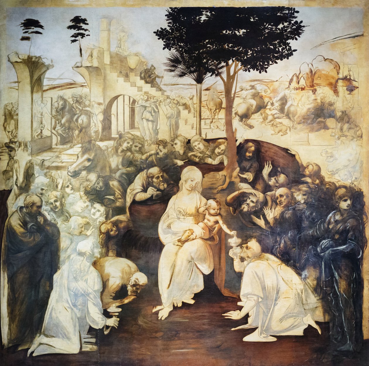 A mágusok imádata alkotó: Leonardo da Vinci