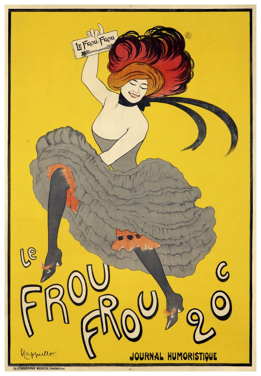 Le Frou-Frou (1899) első száma alkotó: Leonetto Cappiello