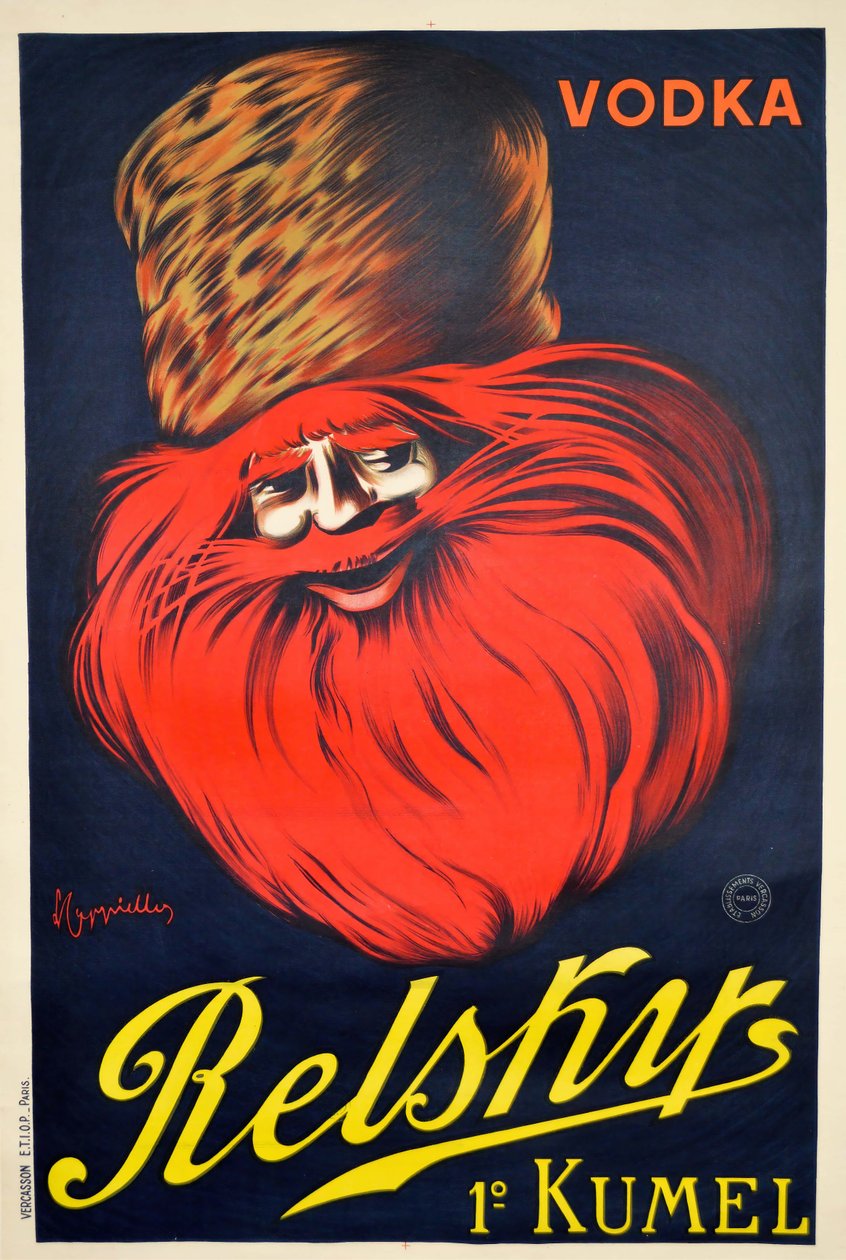 Relsky Vodka, 1925. alkotó: Leonetto Cappiello
