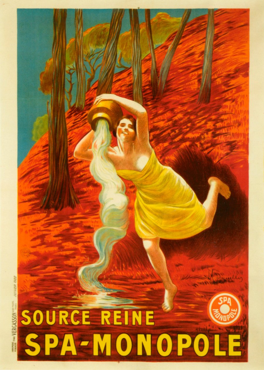 Forrás Reine Spa Monopole alkotó: Leonetto Cappiello