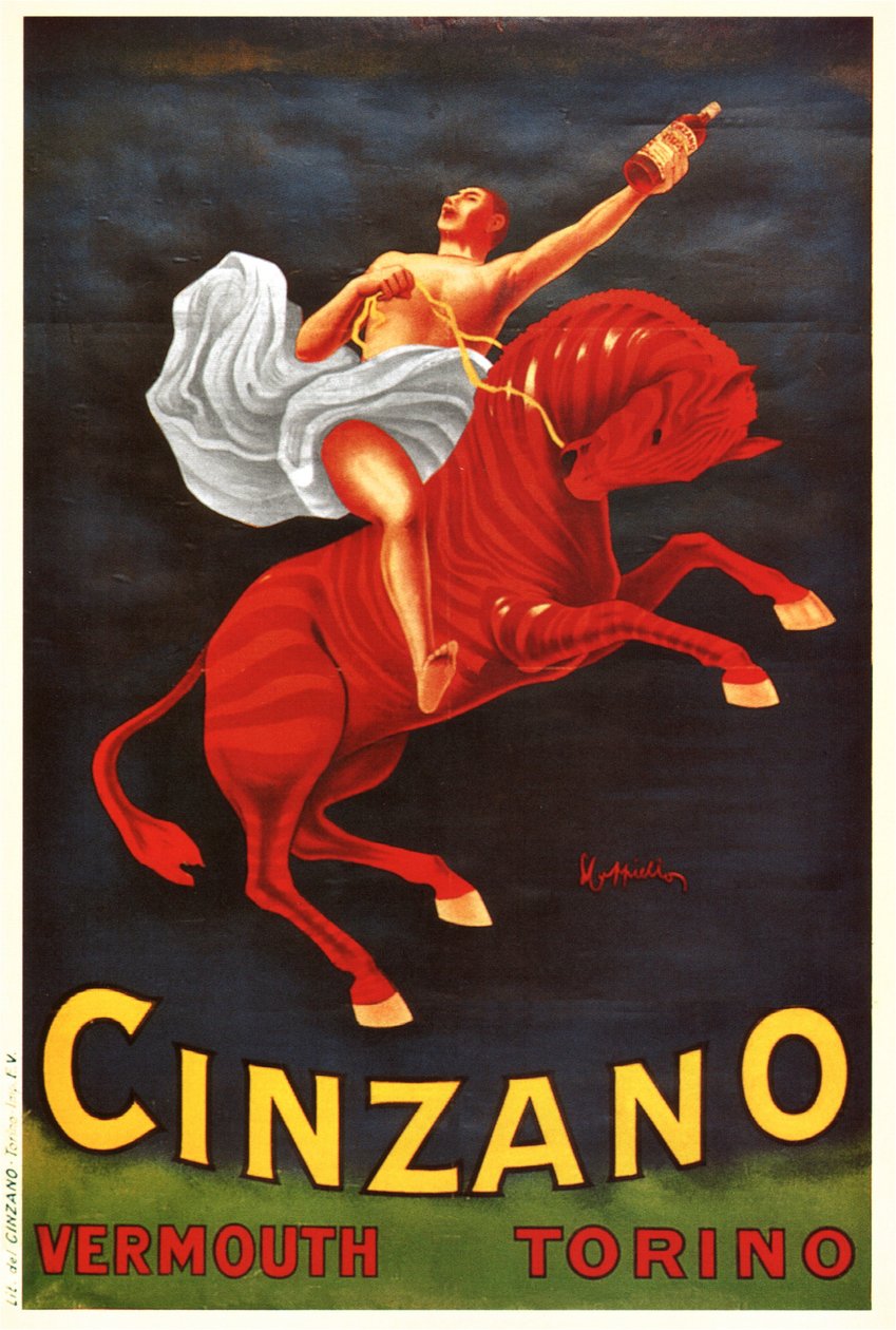 Vermouth Cinzano (plakát) alkotó: Leonetto Cappiello
