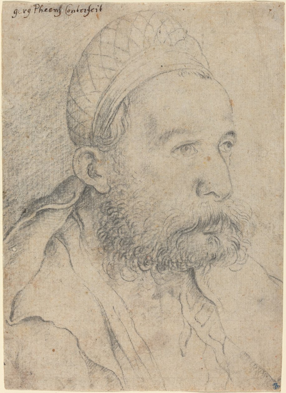 Egy férfi portréja alkotó: Leonhard Beck