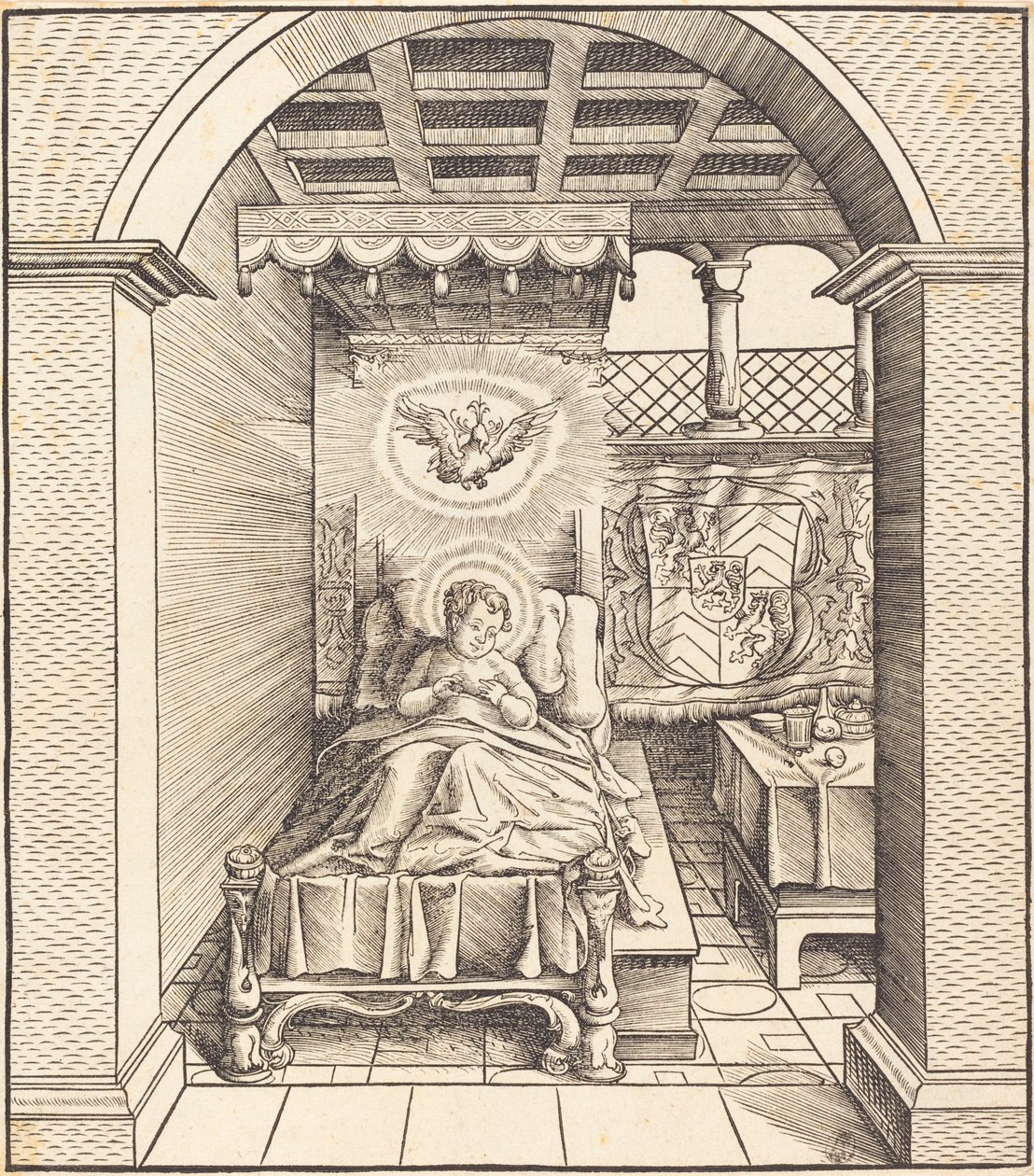 Szent Dentalinus alkotó: Leonhard Beck