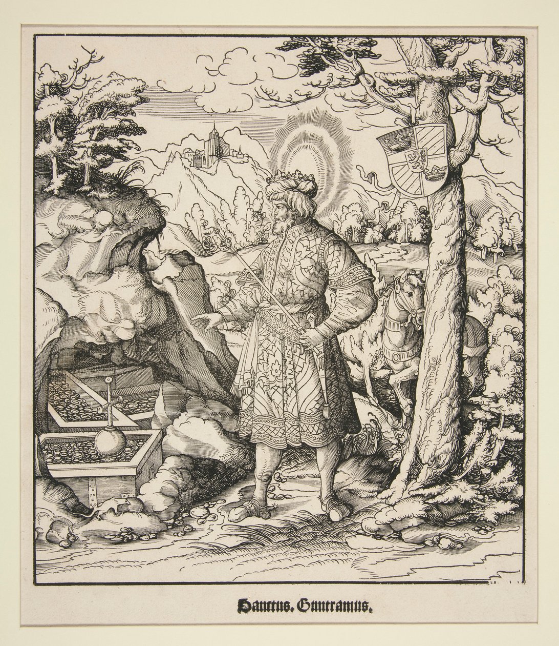 Szent Guntramus alkotó: Leonhard Beck