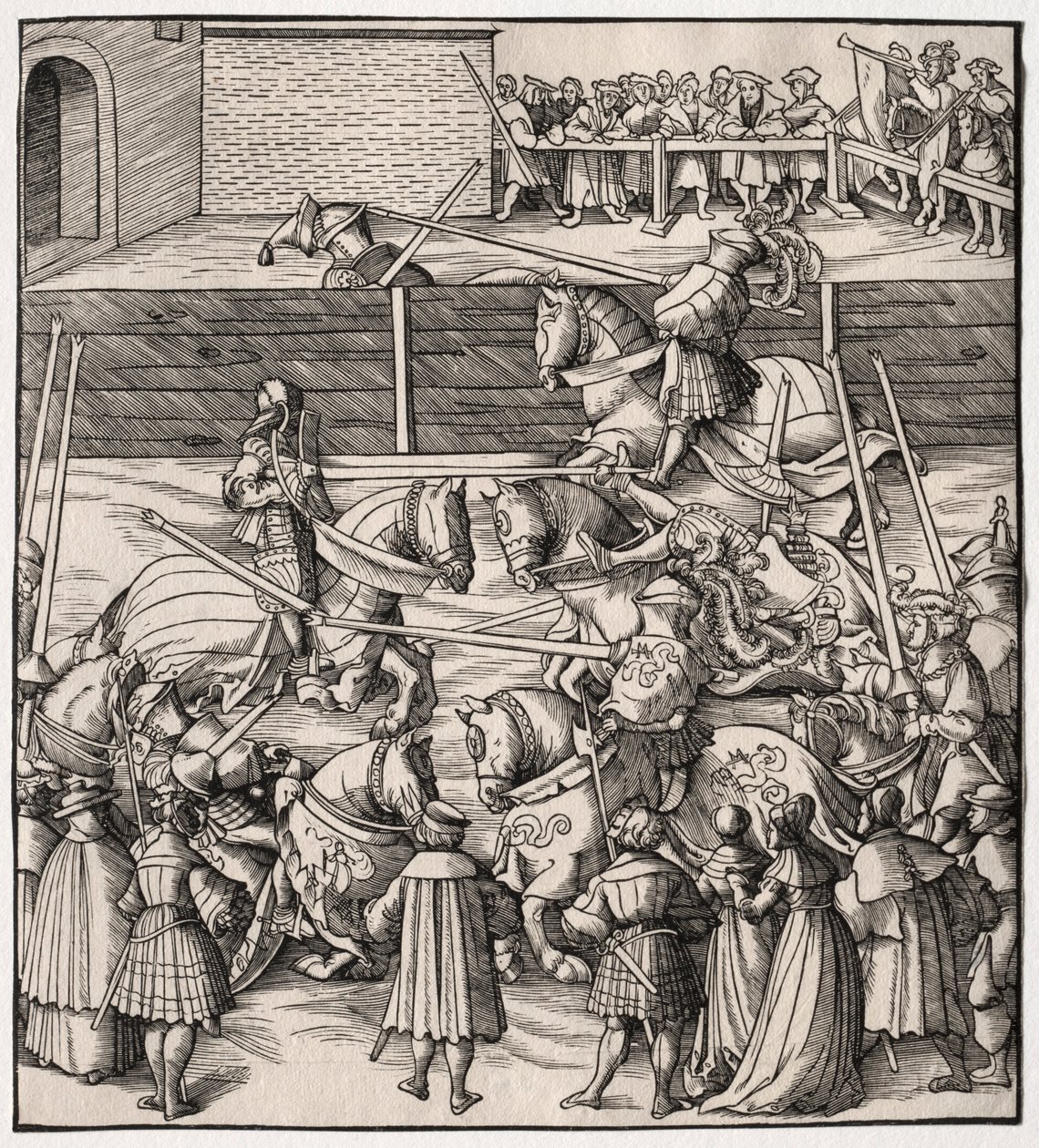 A torna és billentés művészete, 1513-1518. alkotó: Leonhard Beck