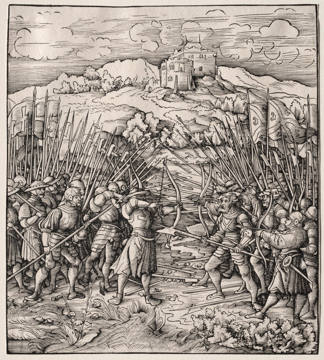 A Kék Társaság elleni csata, 1512-1518. alkotó: Leonhard Beck