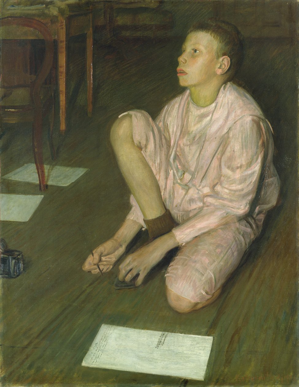 Farkas, a művész fia, 1900 alkotó: Leopold Karl Walter von Kalckreuth