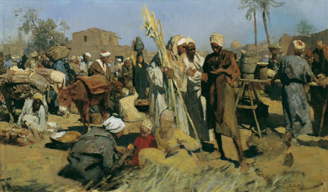 cukornádpiac alkotó: Leopold Carl Muller