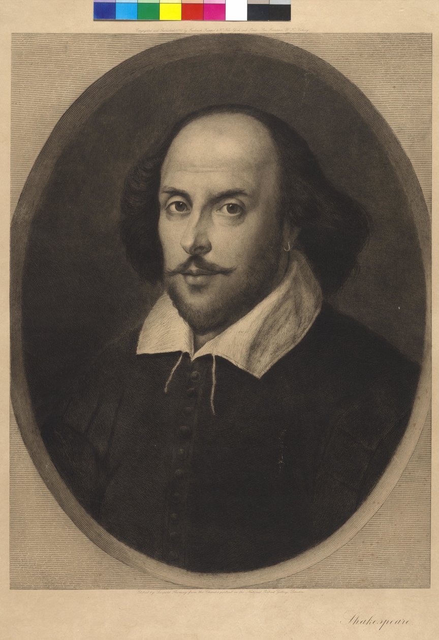 Shakespeare alkotó: Leopold Flameng