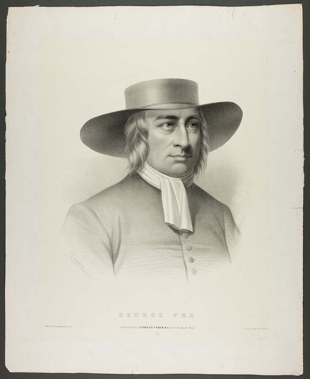 George Fox alkotó: Leopold Grozelier