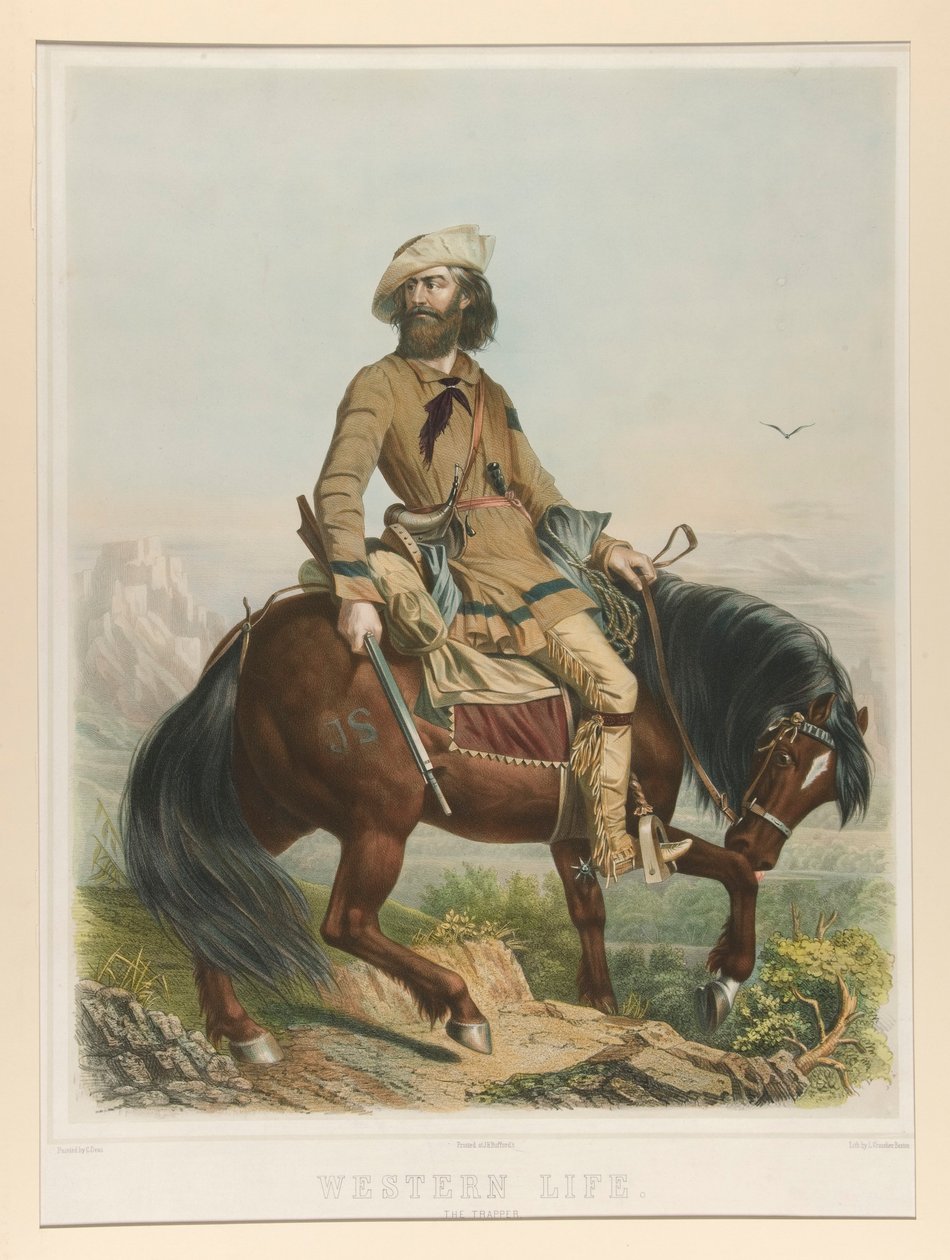 Western Life, The Trapper alkotó: Leopold Grozelier