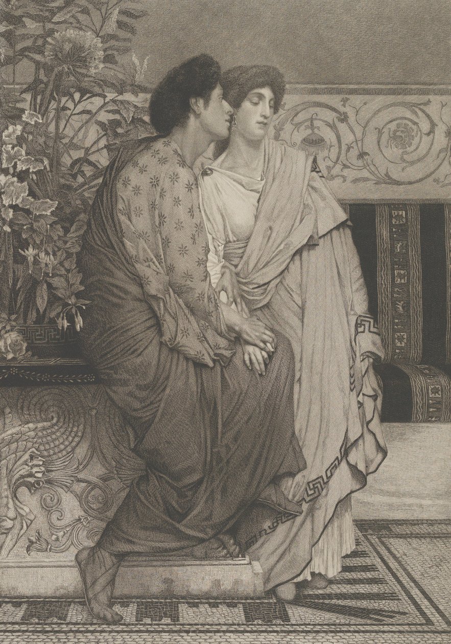 A szerelem első suttogása, 1876. alkotó: Leopold Lowenstam