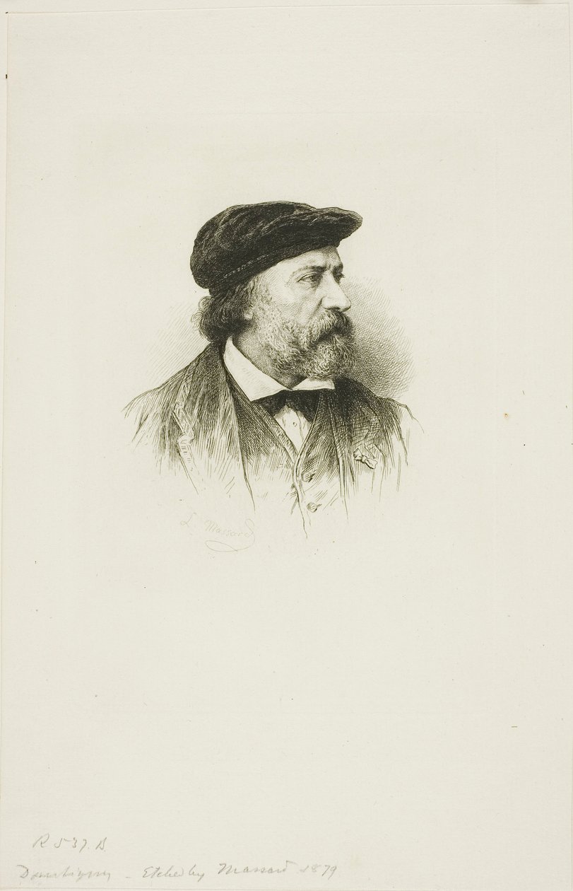 Daubigny portréja alkotó: Leopold Massard