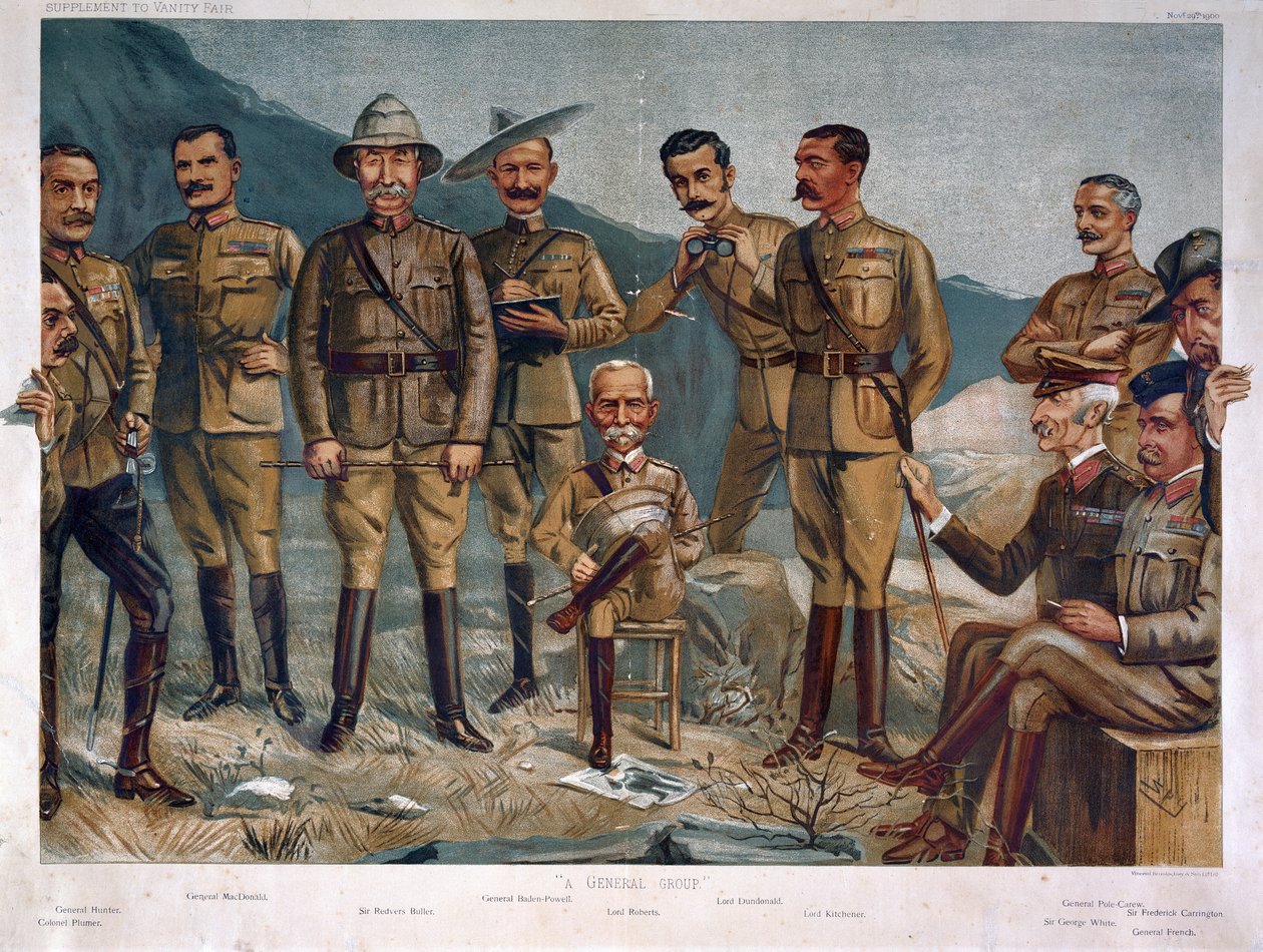A General Group, kiadó a „Vanity Fair” 1900 (chromolitho) alkotó: Leslie Matthew Ward