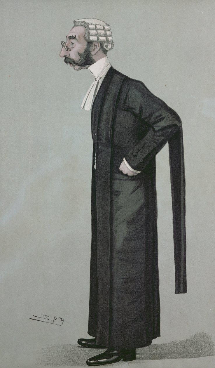 Egy sportjogász, a „Vanity Fair” formája, 1898. március 17 alkotó: Leslie Matthew Ward