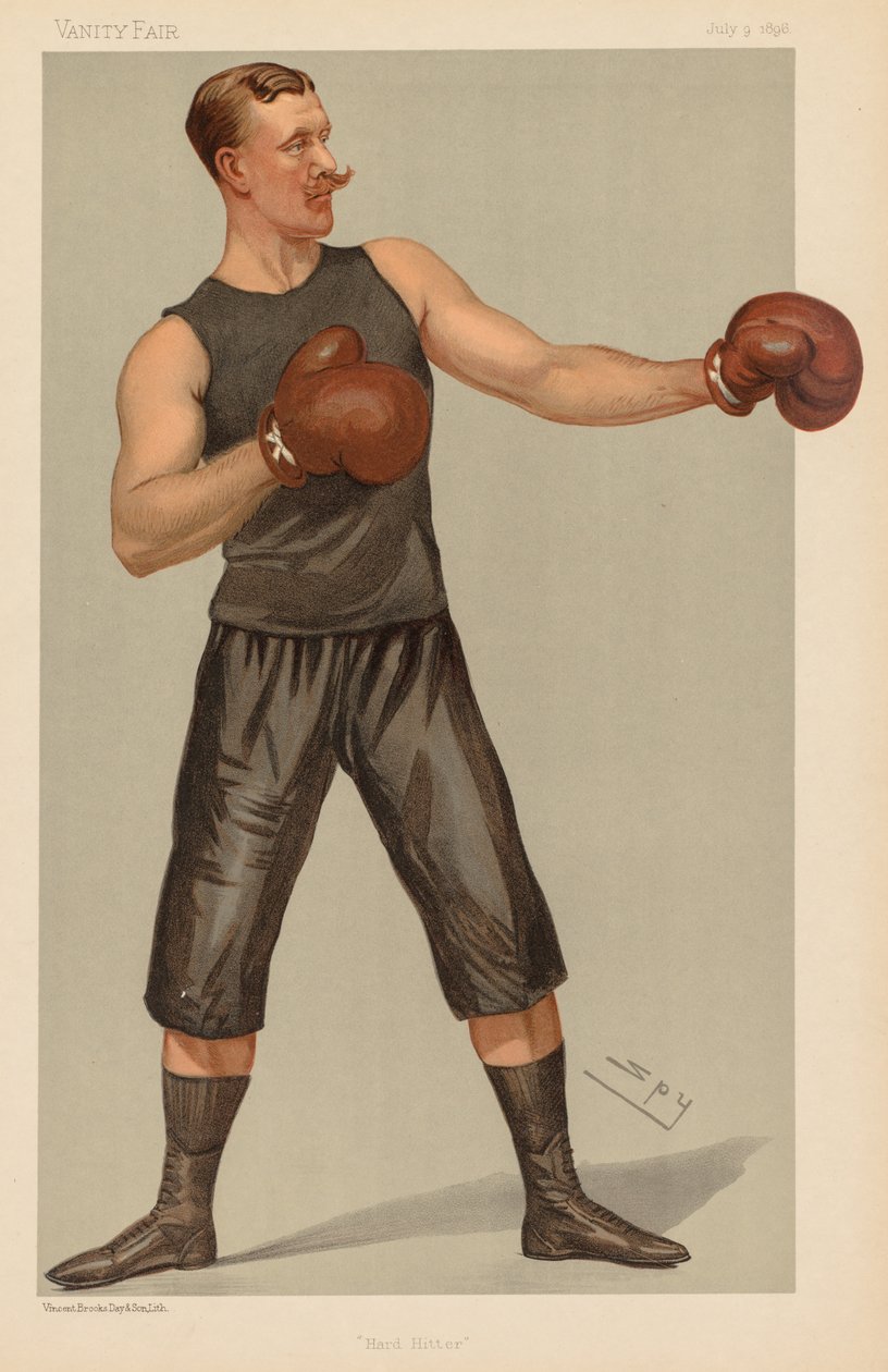 Vanity Fair: Hard Hitter, 1896. alkotó: Leslie Matthew