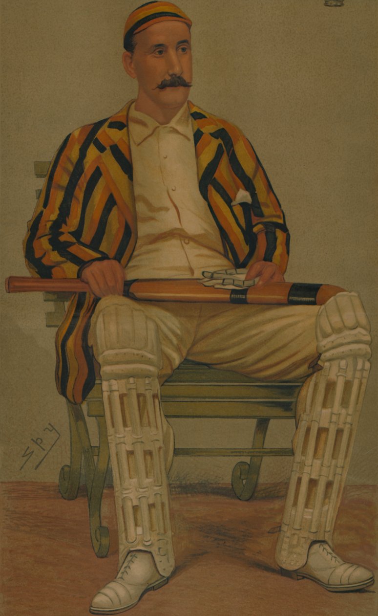 Yorkshire-i krikett, 1892. alkotó: Leslie Matthew Ward