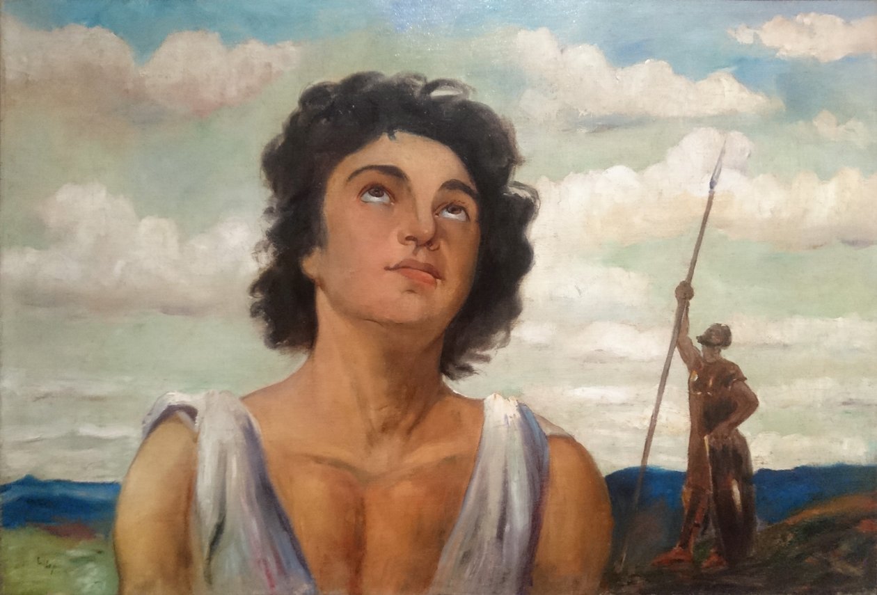 Dávid imádkozik alkotó: Lesser Ury