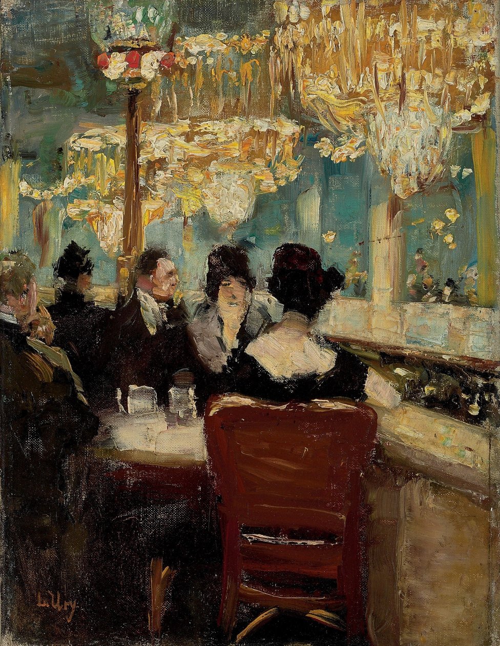 Galéria a Vaterland kávézóban, Potsdamer Platz, Berlin alkotó: Lesser Ury