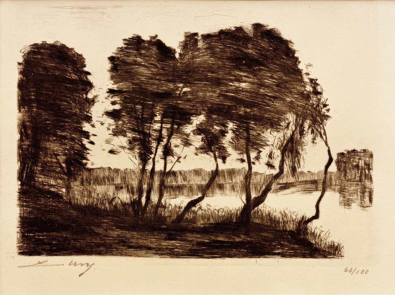 Schlachtensee I alkotó: Lesser Ury