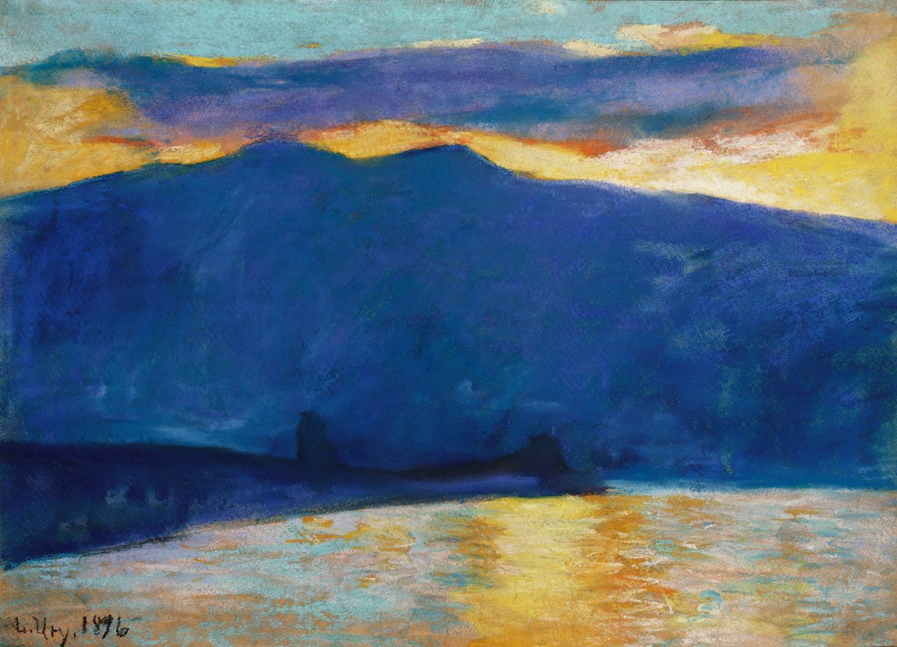 Napkelte, 1896 alkotó: Lesser Ury