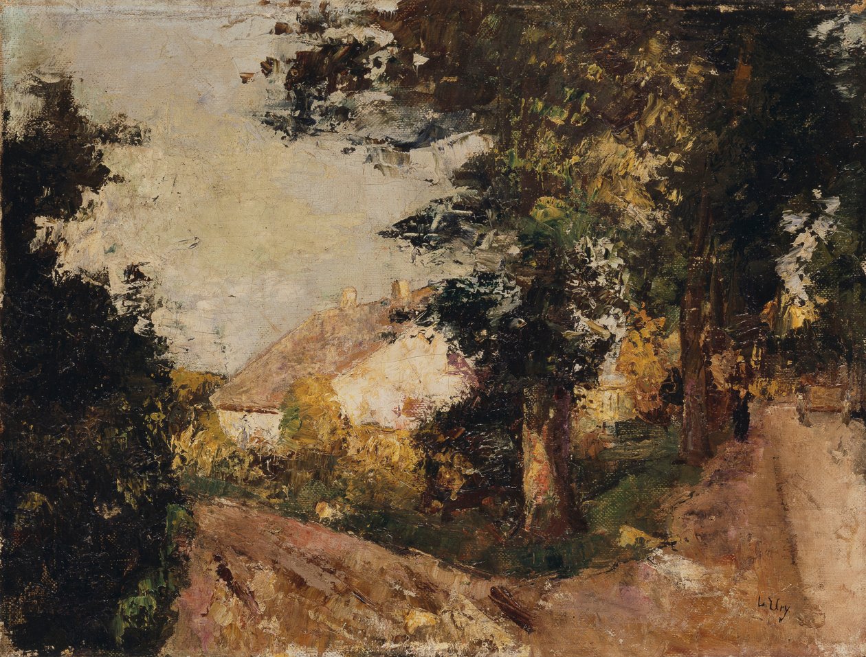A falu, 1885-1890 alkotó: Lesser Ury