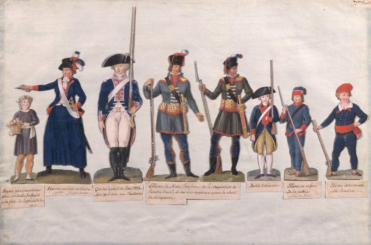 A francia forradalom szereplői alkotó: Lesueur Brothers