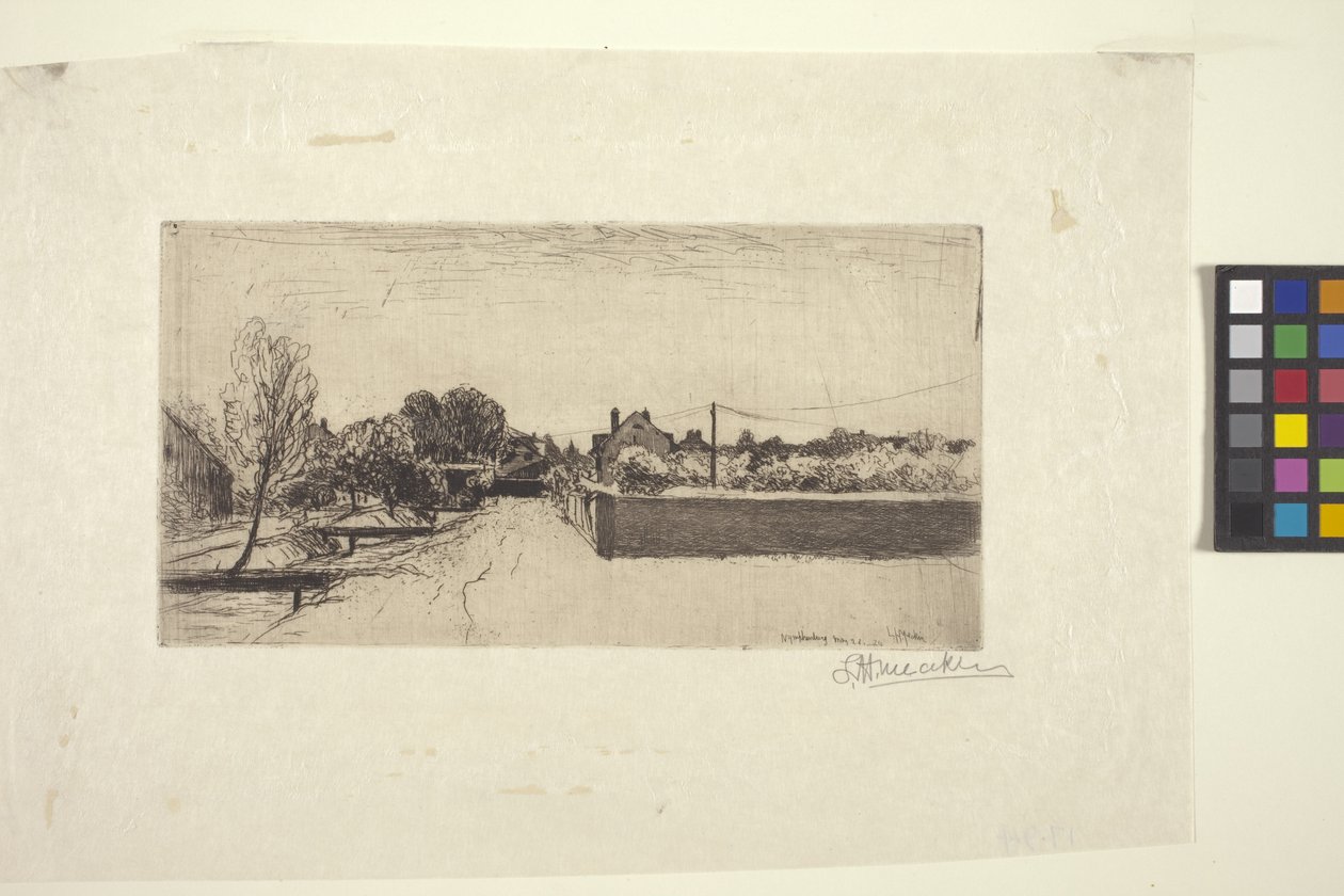 Nymphenberg (rézkarc) alkotó: Lewis Henry Meakin