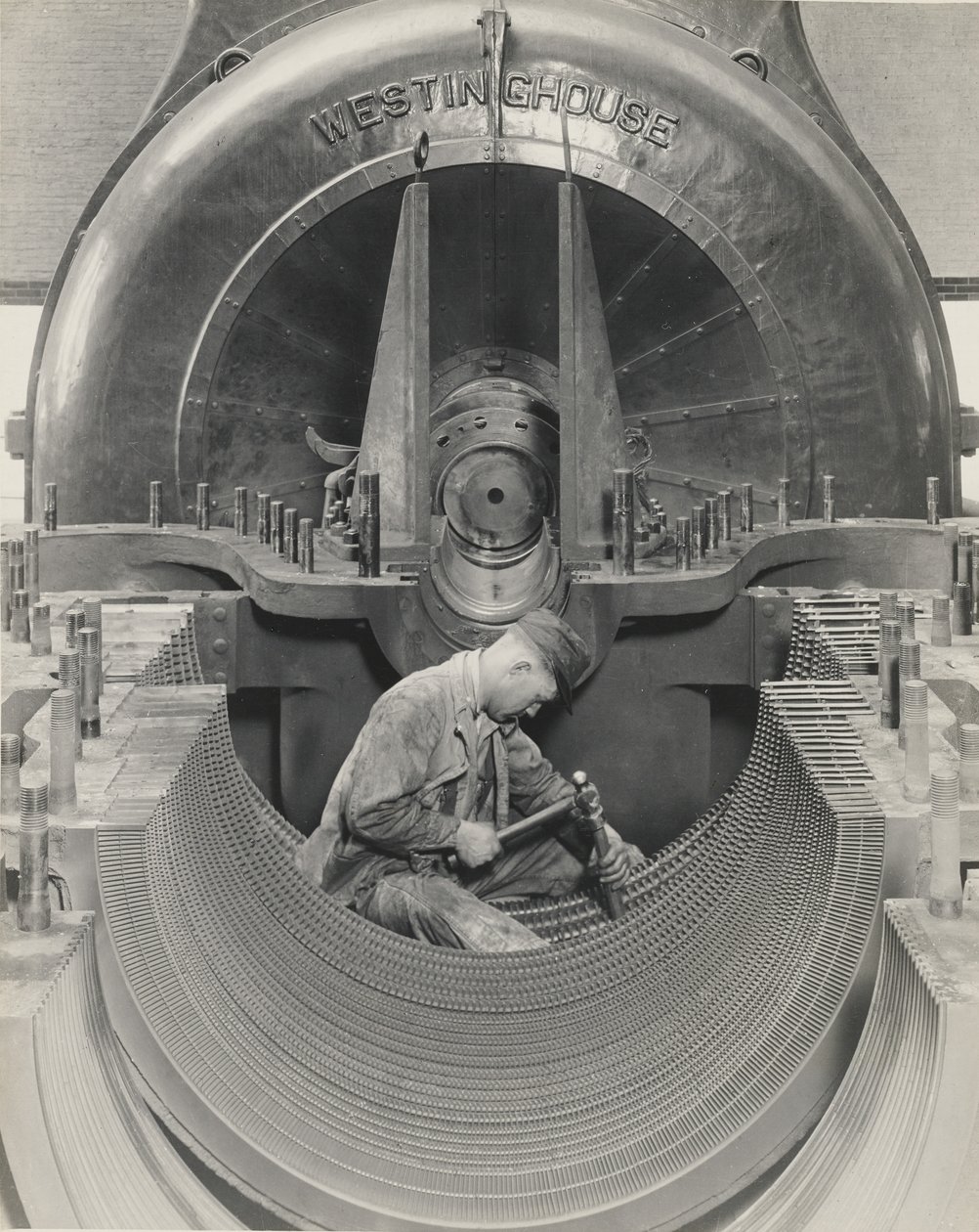 A turbina szíve alkotó: Lewis W. Hine
