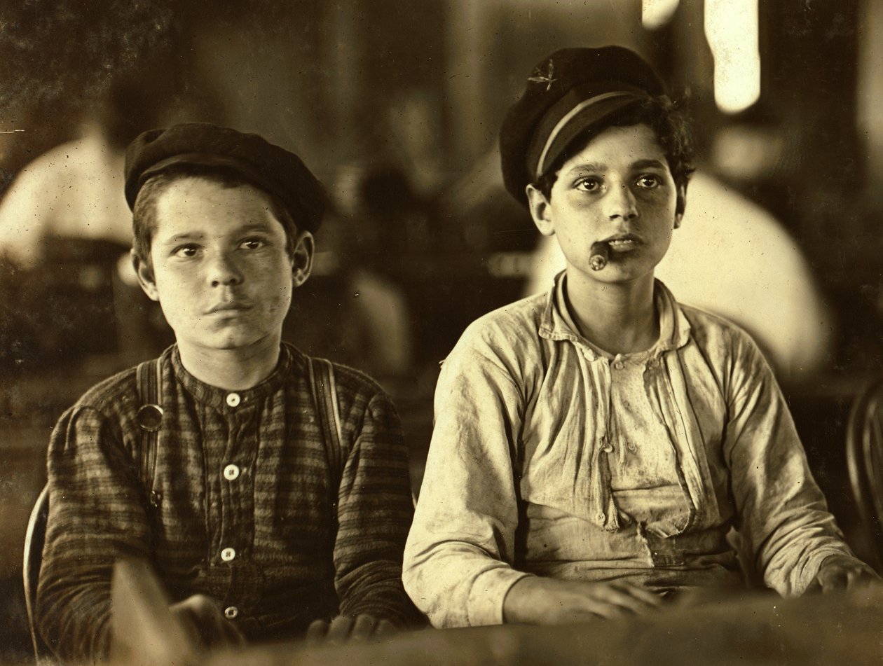 Szivargyártók, Tampa, Florida, 1909 alkotó: Lewis Wickes Hine