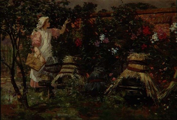 Lány és méh csalánkiütés alkotó: Lexden L. Pocock