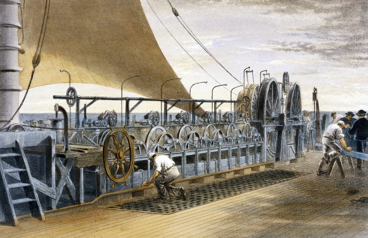 Kábelfektetés a Brunel