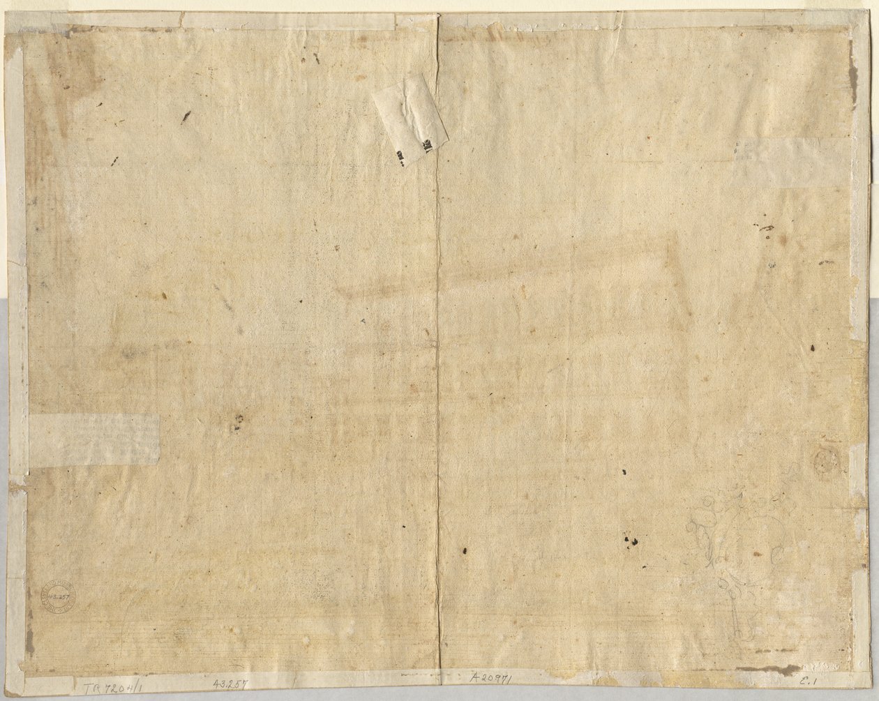 Verso cartouche, 1664. alkotó: Lievin Cruyl