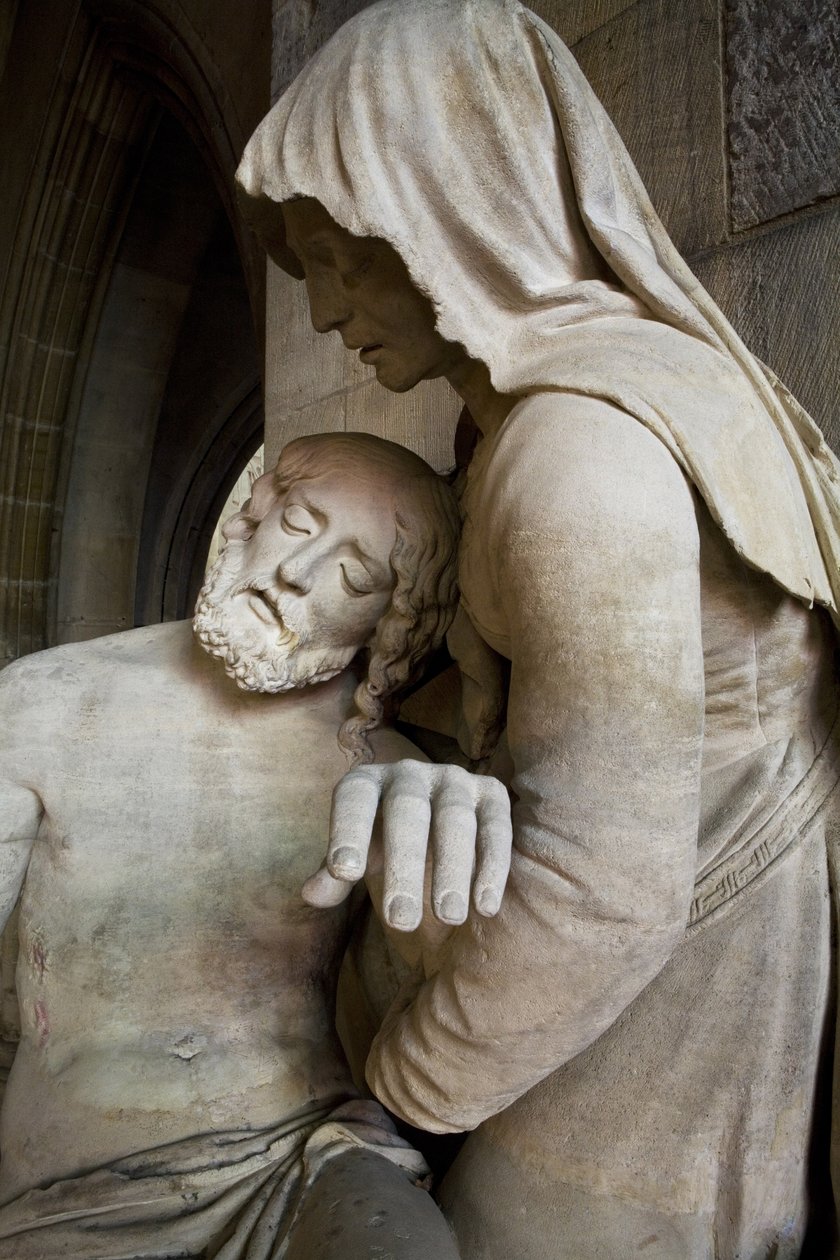 Pieta, részlet alkotó: Ligier Richier