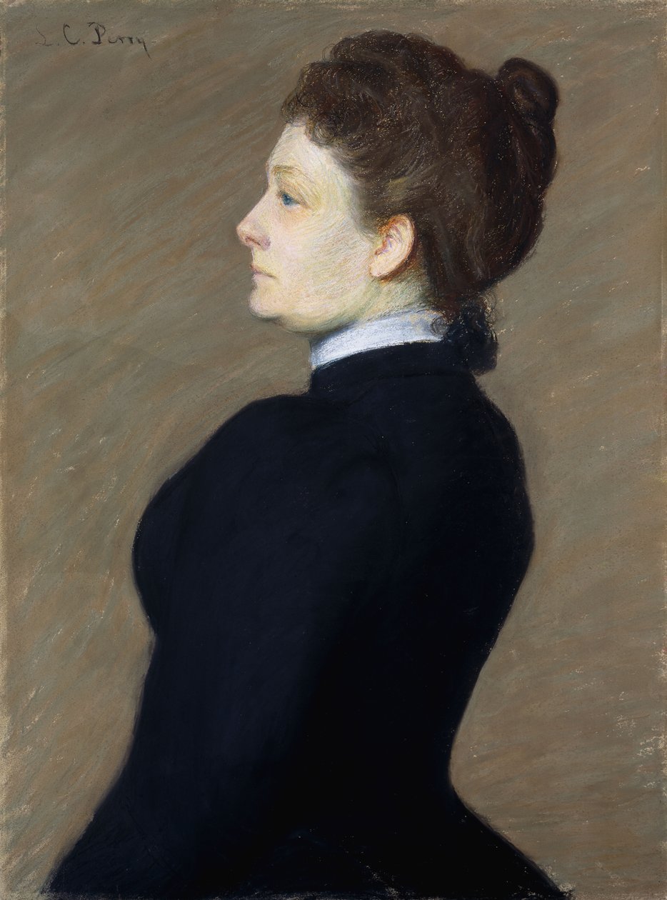 hölgy feketében alkotó: Lilla Cabot Perry