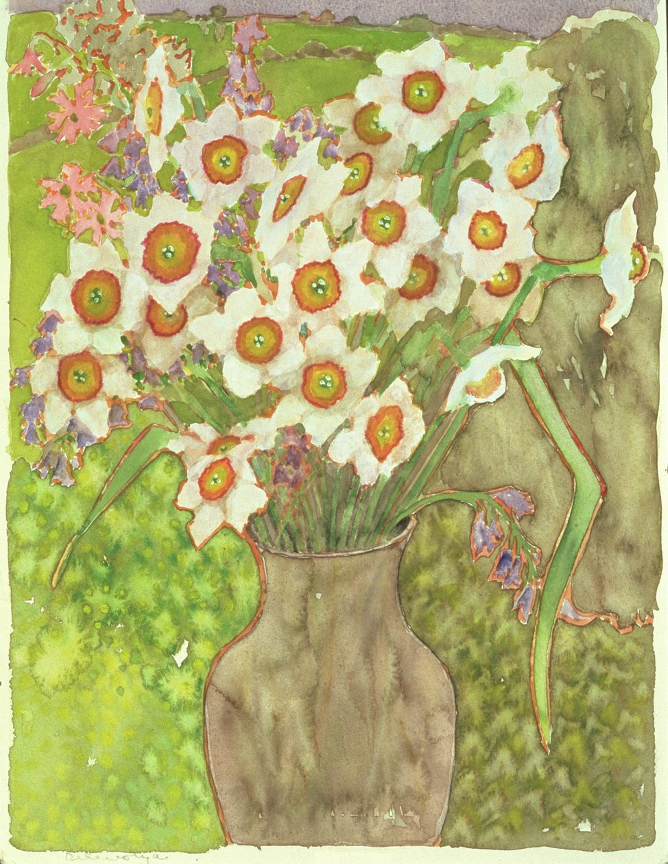 Jonquils at Twilight, 1999 (wc papíron) alkotó: Lillian Delevoryas